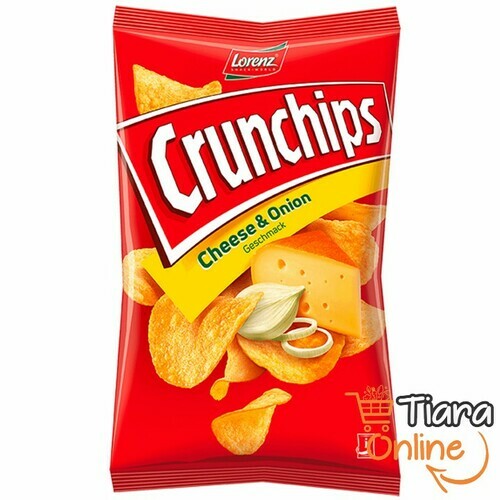 LORENZ - CRUNCHIPS CHEESE & ONION : 100 GR 