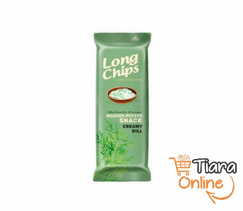 LONG CHIPS - POTATO CREAMY DILL : 75 GR 