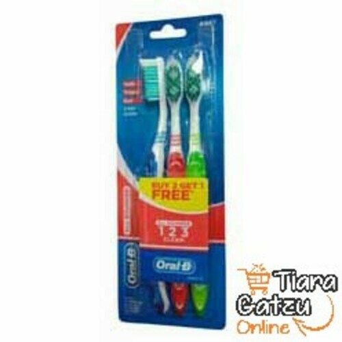 ORAL B - 123 ALL ROUND SIKAT GIGI : SOFT 3S 