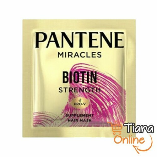 PANTENE - HAIR MASK MIRACLES BIOTIN : 20 ML 