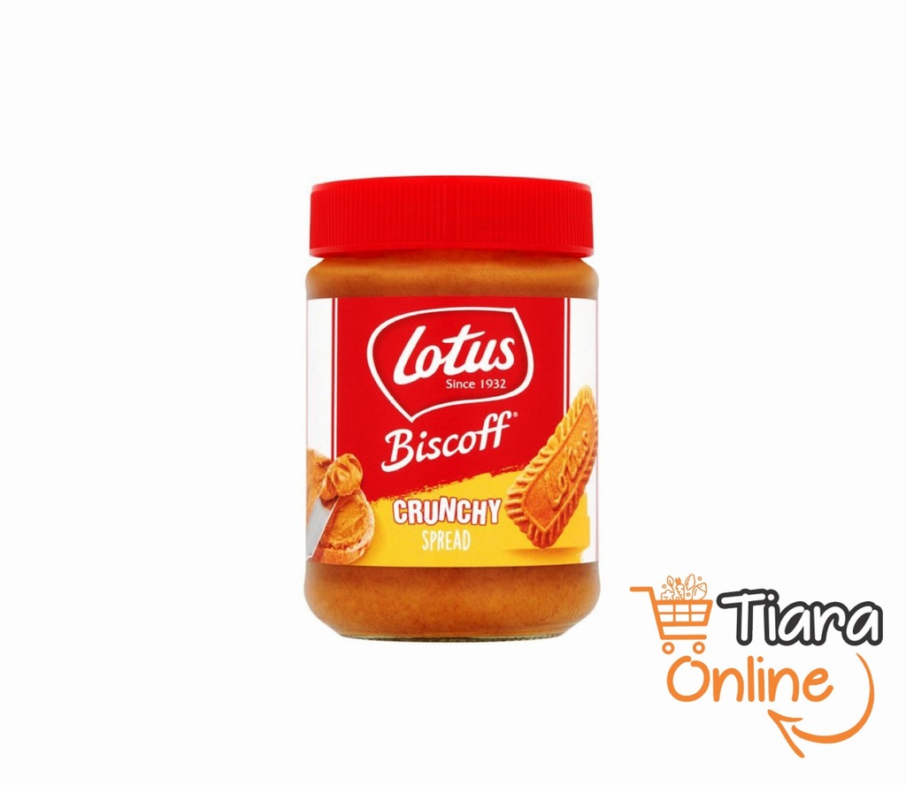 LOTUS - BISCOFF CRUNCHY SPREAD : 380 GR 