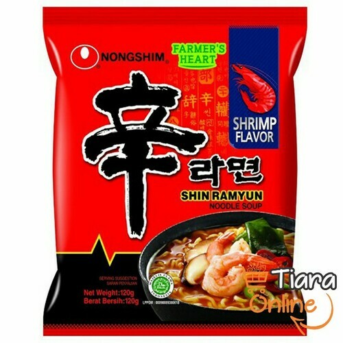 NONG SHIM - SHIN RAMYUN SHRIMP : 120 GR 