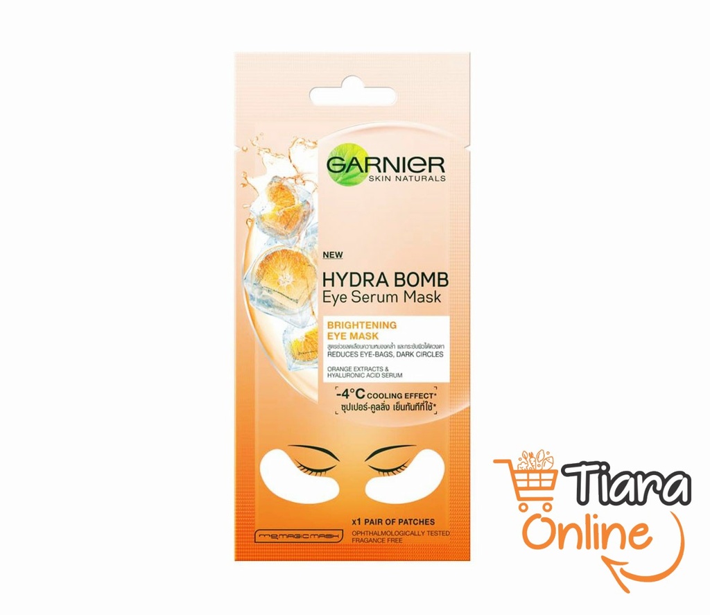 GARNIER - HYDRA BOMB EYE MASK ORANGE : 6 GR 