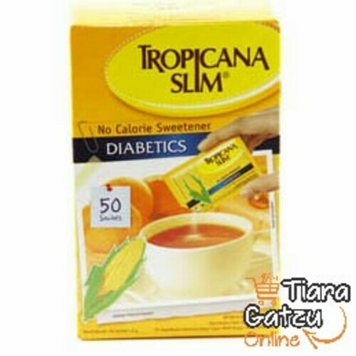 TROPICANA SLIM - DIABETICS SWEETENER : 50X2 GR 