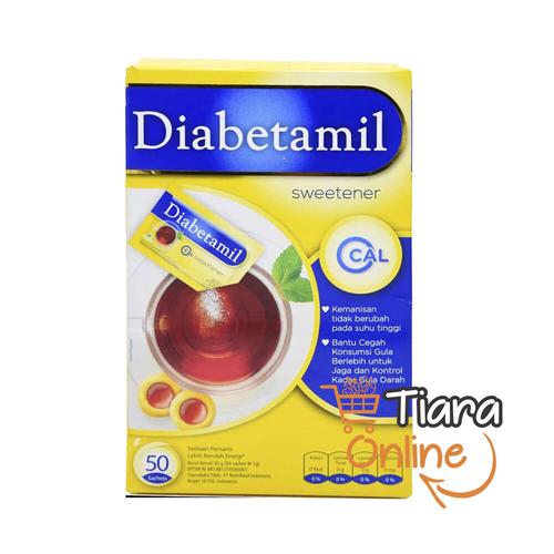 DIABETAMIL SWEETENER BOX : 50X1 GR