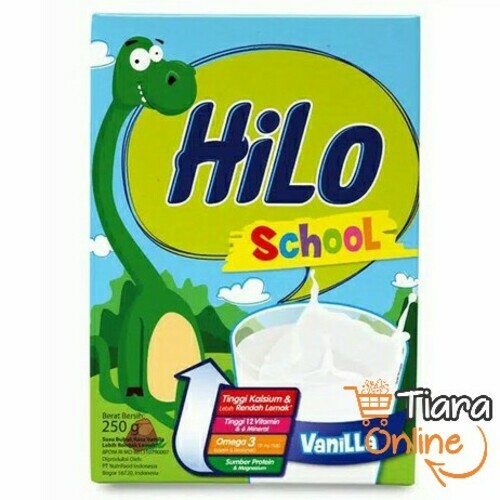 HILO - SCHOOL VANILLA BOX : 250 GR 