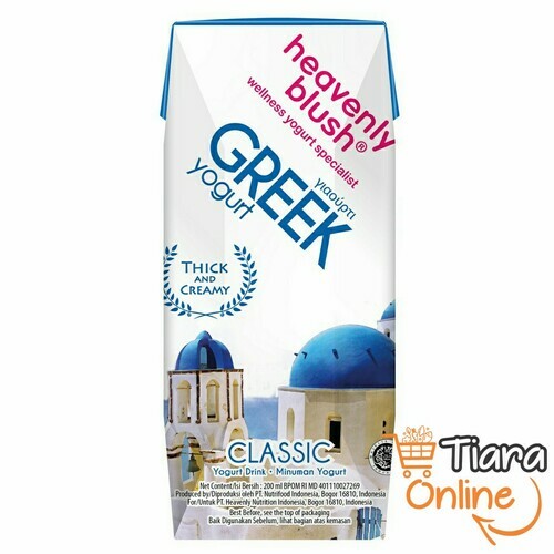 HEAVENLY BLUSH - YOGURT GREEK CLASSIC : 200 ML 