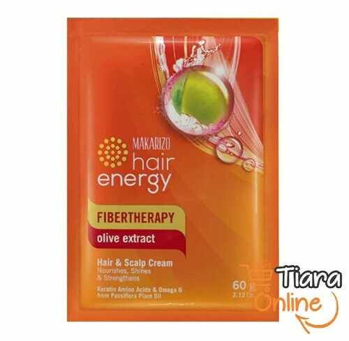 MAKARIZO HAIR ENERGY FIBER OLIVE : 60 GR