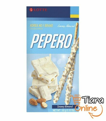 LOTTE - PEPERO SNOWY ALMOND : 32 GR 