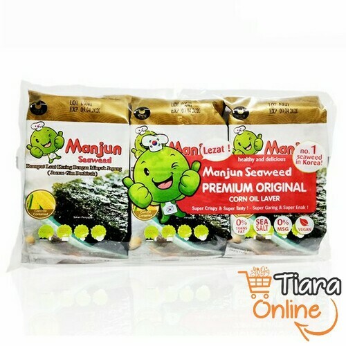 MANJUN - SEAWEED CORN OIL LAVER : 3X5 GR 