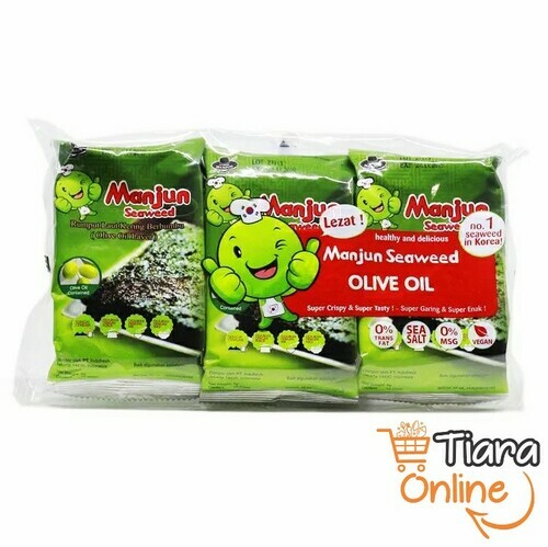 MANJUN - SEAWEED OLIVE OILED : 3X5 GR 