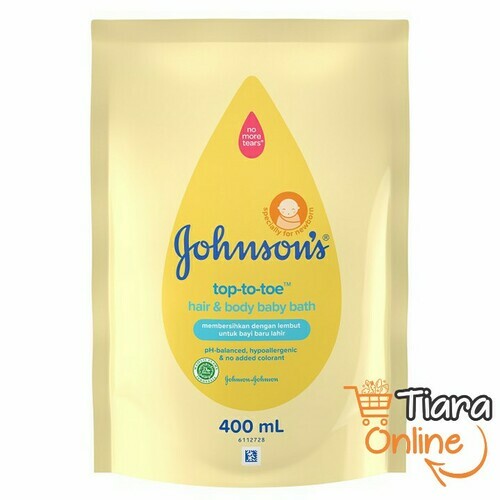 JOHNSONS TOP TO TOE HAIR & BODY BABY BATH REF : 400 ML 