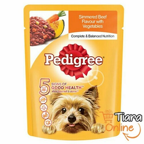 PEDIGREE - SIMMERED BEEF : 80 GR 