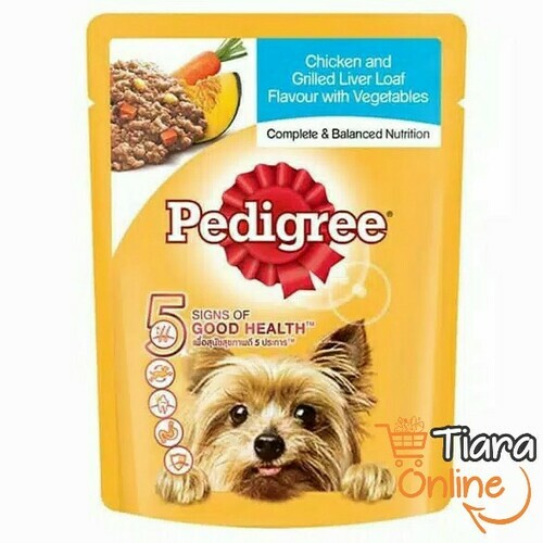 PEDIGREE - CHICKEN & GRILLED LIVER : 80 GR 