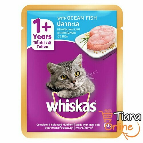 WHISKAS - OCEAN FISH : 80 GR 