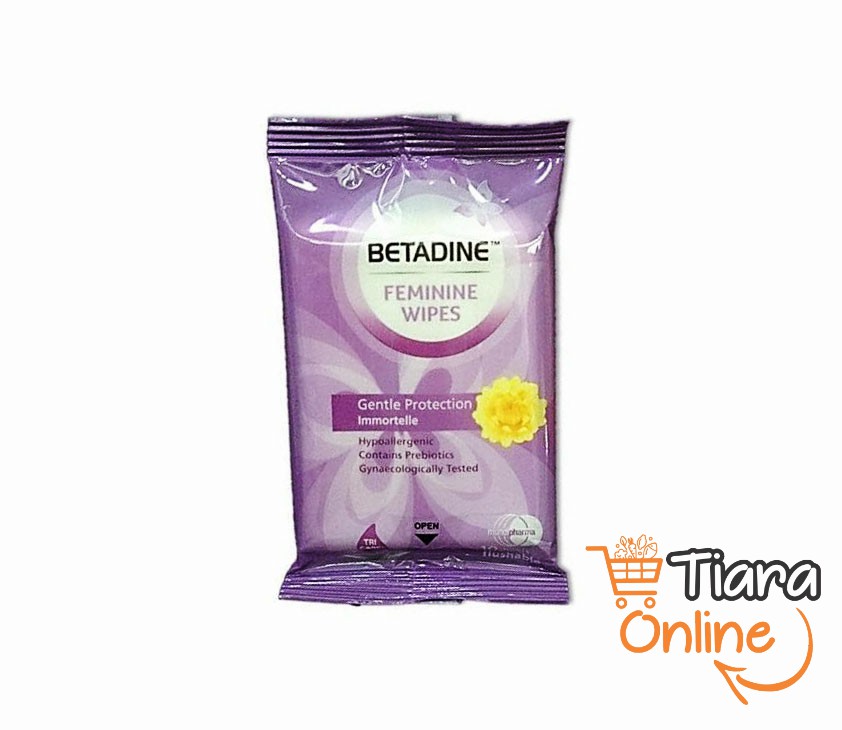 BETADINE FEMININE WIPES : 10'S