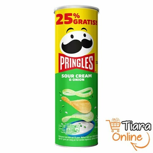 PRINGLES - SOUR CREAM & ONION : 107 GR 