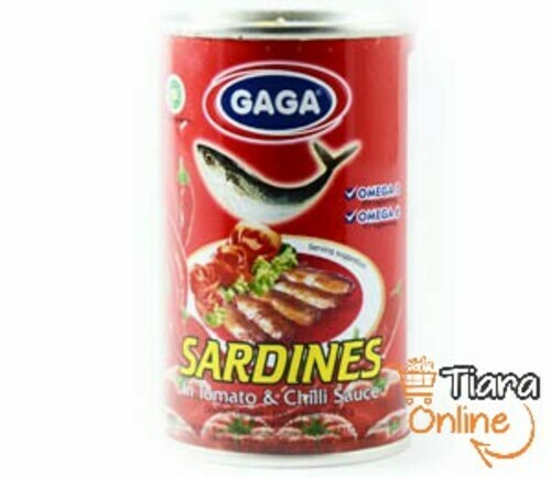 GAGA - SARDINES TOMATO & CHILLI SAUCE : 155 GR 
