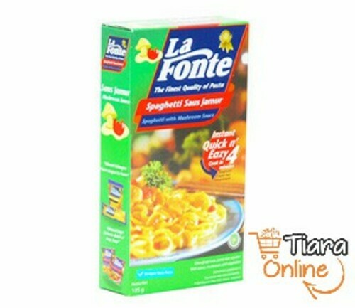 LA FONTE - SPAGHETTI SAUS JAMUR : 117 GR 