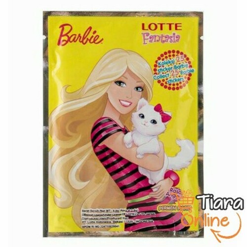 LOTTE - BARBIE BUBBLE GUM GRAPE : 6 GR 