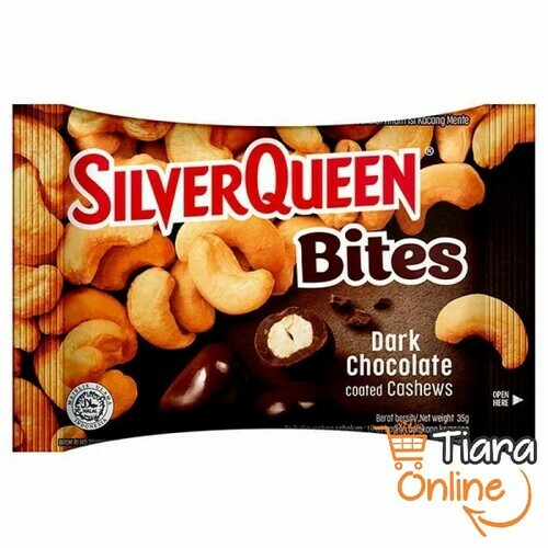 SILVER QUEEN - BITES DARK CHOCO : 35 GR 