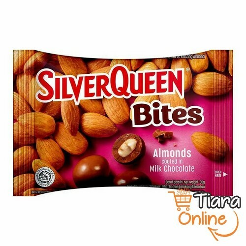 SILVER QUEEN - BITES ALMOND : 35 GR 