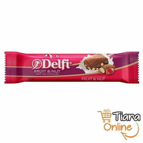 DELFI FRUIT & NUT DAIRY MILK : 27 GR