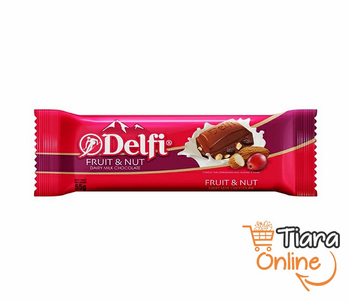 DELFI FRUIT & NUT DAIRY MILK : 50 GR