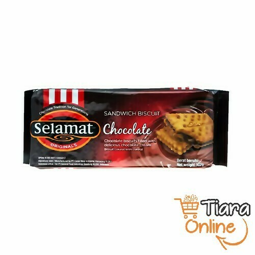 SELAMAT - CHOCO SANDWICH : 102 GR 