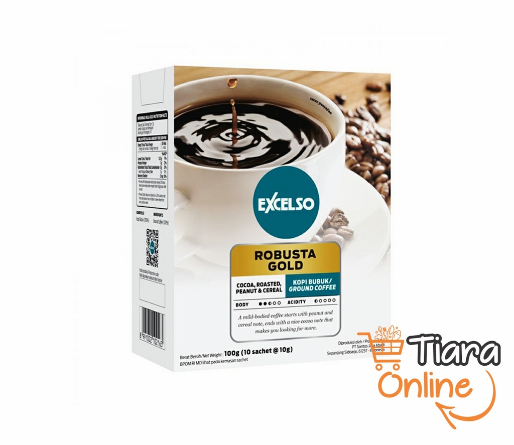 EXCELSO ROBUSTA GOLD : 10X10GR