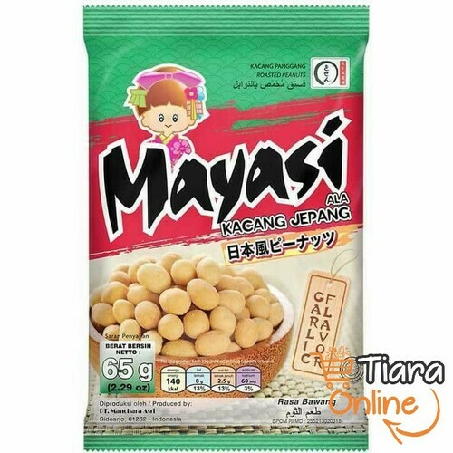 MAYASI - KACANG JEPANG BAWANG : 65 GR 