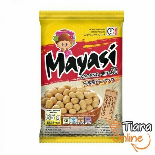 MAYASI - KACANG JEPANG JAGUNG BAKAR : 65 GR 