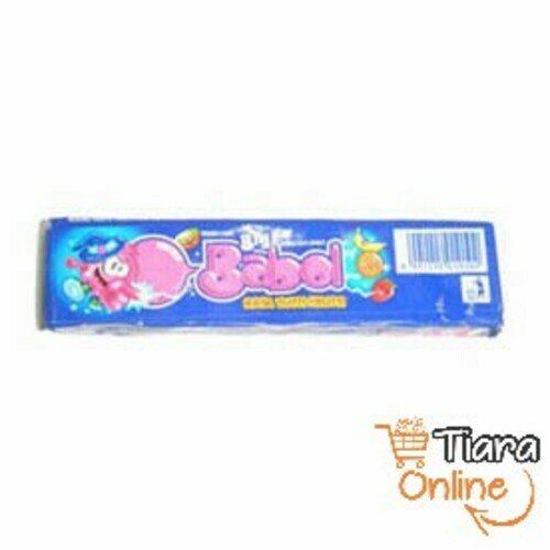 BIG BABOL GUM STICK TUTI FRUT : 20 GR