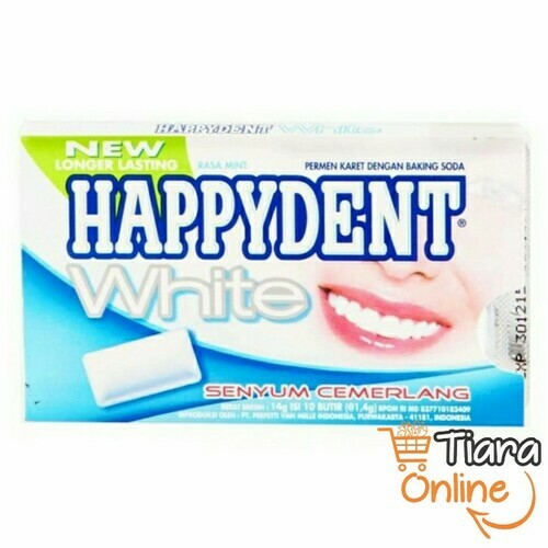 HAPPYDENT - WHITE MINT : 14 GR 