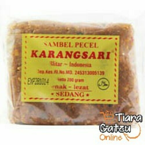 KARANGSARI - SAMBEL PECEL SEDANG : 200 GR 