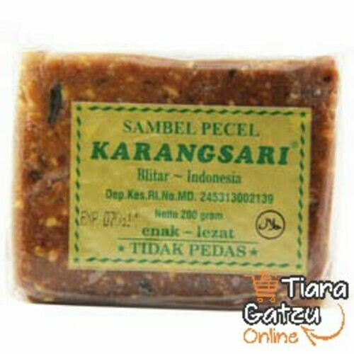 KARANGSARI - SAMBEL PECEL TIDAK PEDAS : 200 GR 