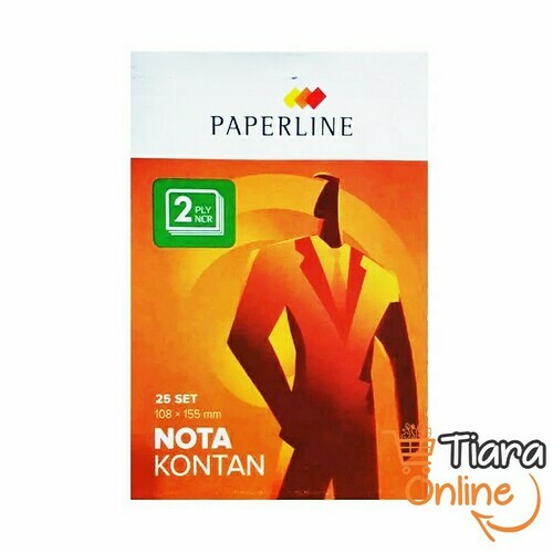 NOTA KONTAN PAPERLINE - NCR 2 PLY KECIL : 25 LBR 