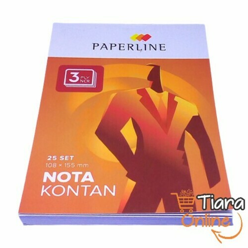 NOTA KONTAN PAPERLINE - NCR 3 PLY KECIL : 25 LBR 