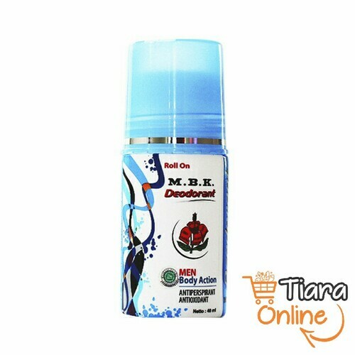 M.B.K - DEODORANT ROLL ON : 40 ML BLUE