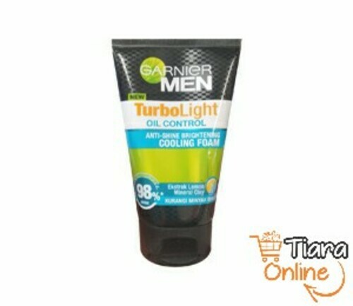 GARNIER MEN TURBO LIGHT OIL CONTROL FOAM : 100 ML