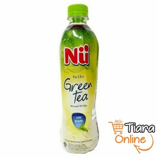 NU - GREEN TEA LESS SUGAR : 450 ML 