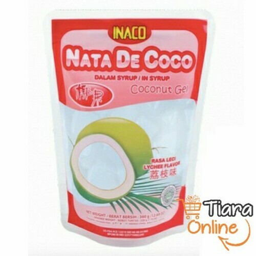 INACO - NATA DE COCO LYCHEE : 360 GR 