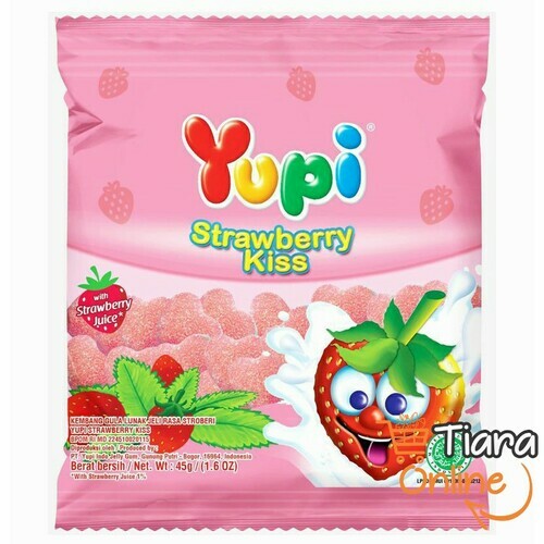 YUPI - STRAWBERRY KISS : 45 GR 