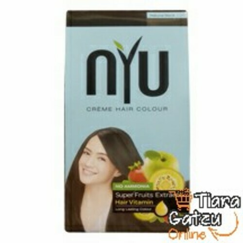 NYU - CREME HAIR COLOUR NATURAL BLACK : 30 GR 