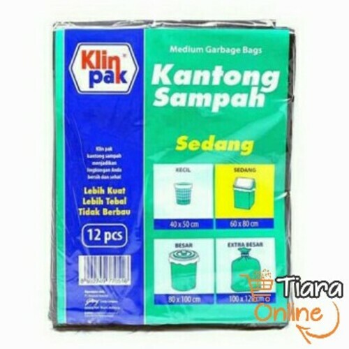 KLIN PAK - KANTONG SAMPAH : SEDANG 12'S