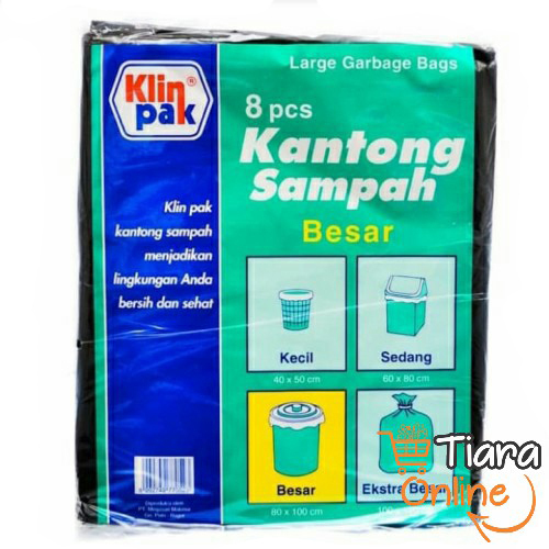 KLIN PAK KANTONG SAMPAH : BESAR 8'S