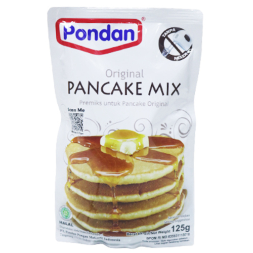 PONDAN - PANCAKE MIX ORIGINAL : 125 GR 