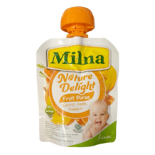 MILNA - NATURAL DELIGHT CARROT,APPLE : 80 GR 