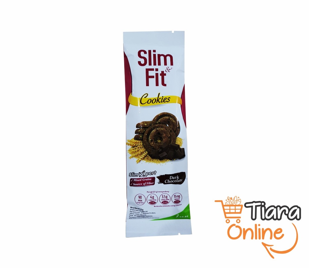 SLIM & FIT - COOKIES DARK CHOCO : 22 GR 