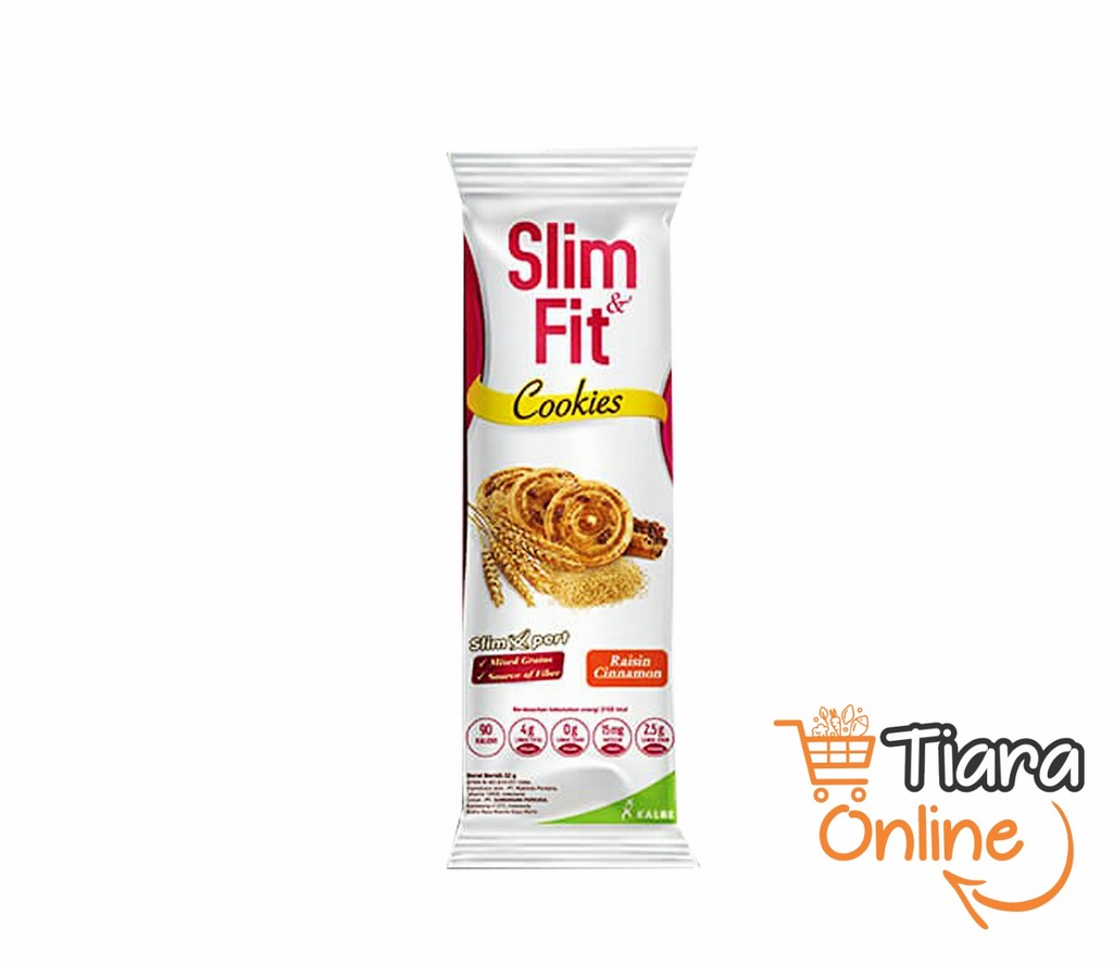 SLIM & FIT - COOKIES RAISIN CINNAMON : 22 GR 